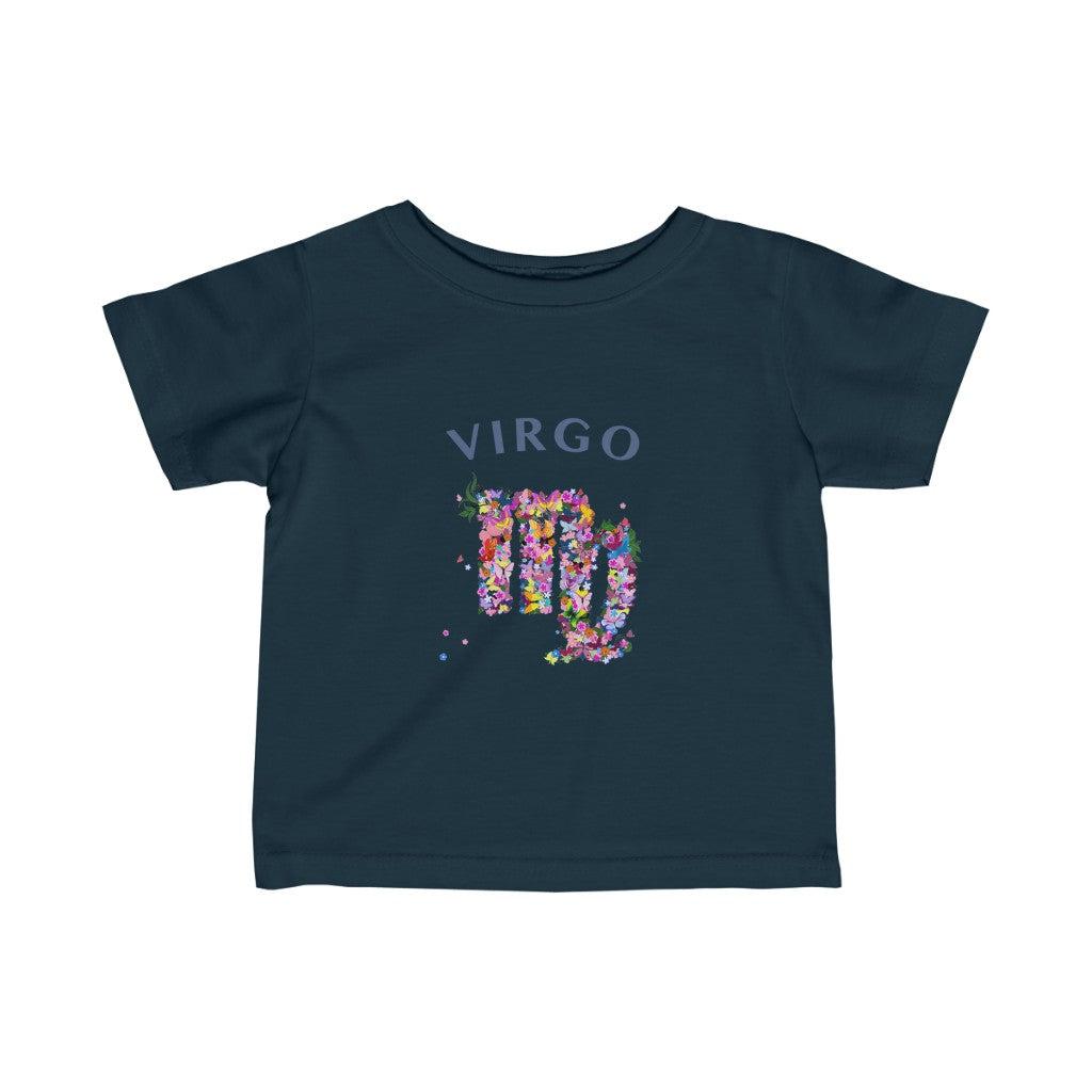 Virgo Floral Baby Tee