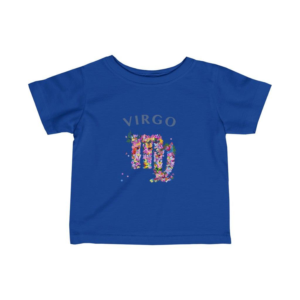 Virgo Floral Baby Tee