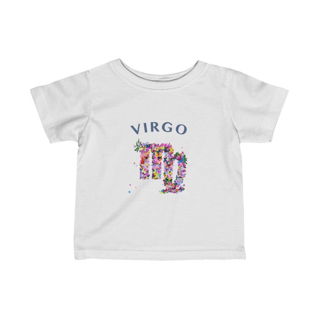 Virgo Floral Baby Tee