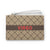 Virgo G-Style Beige Clutch Bag