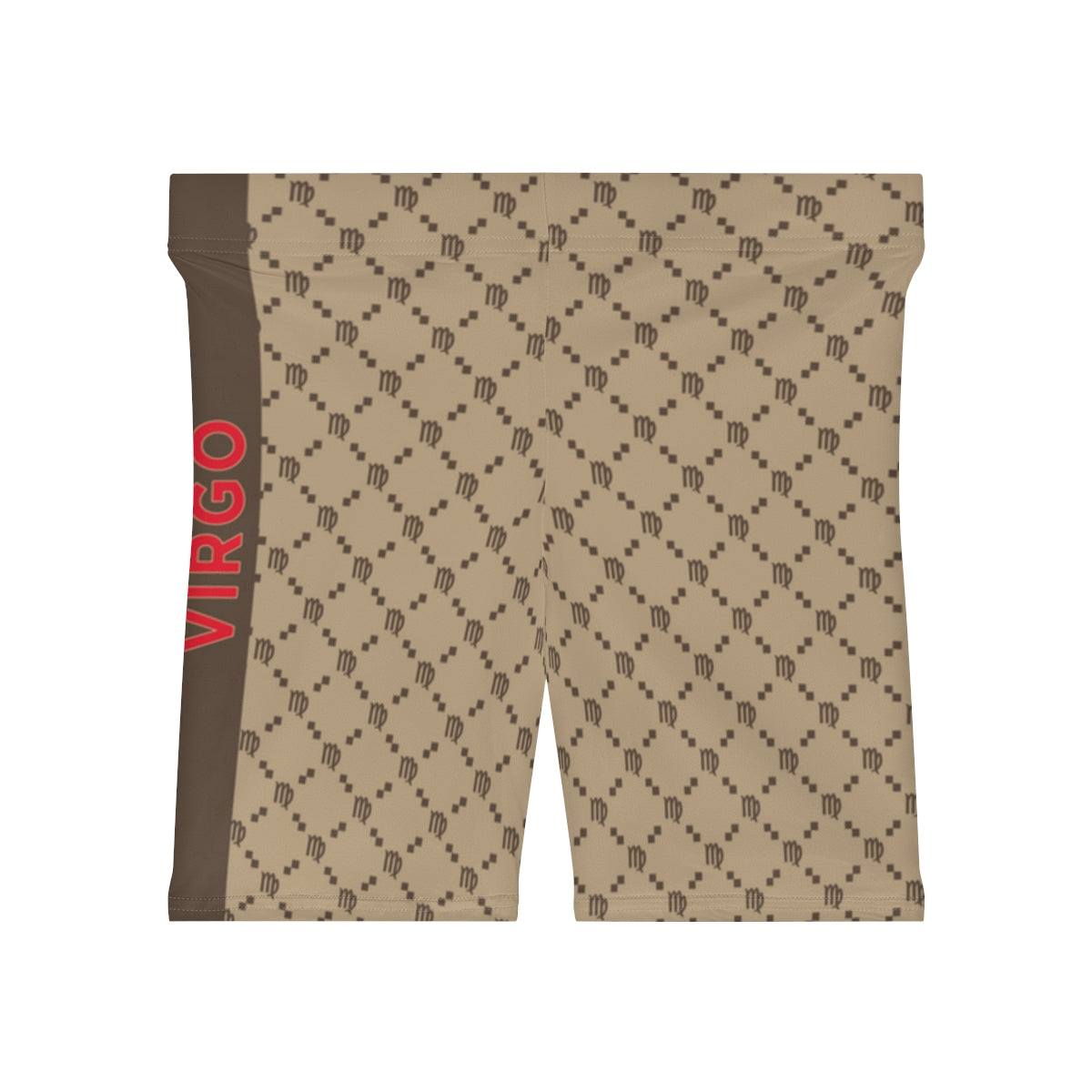 Virgo G-Style Biker Shorts - Beige
