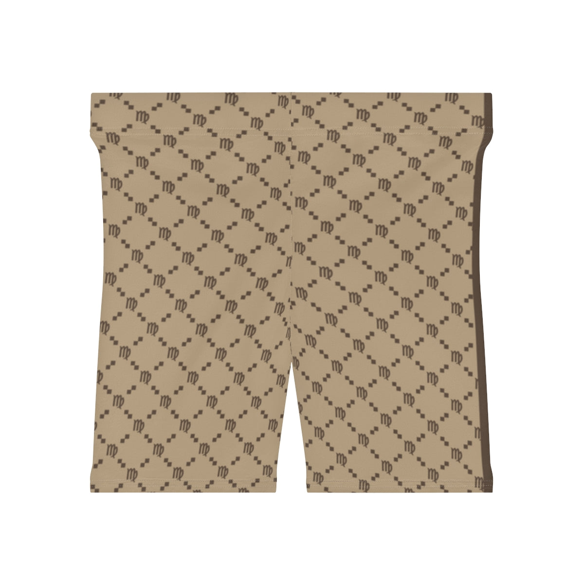 Virgo G-Style Biker Shorts - Beige