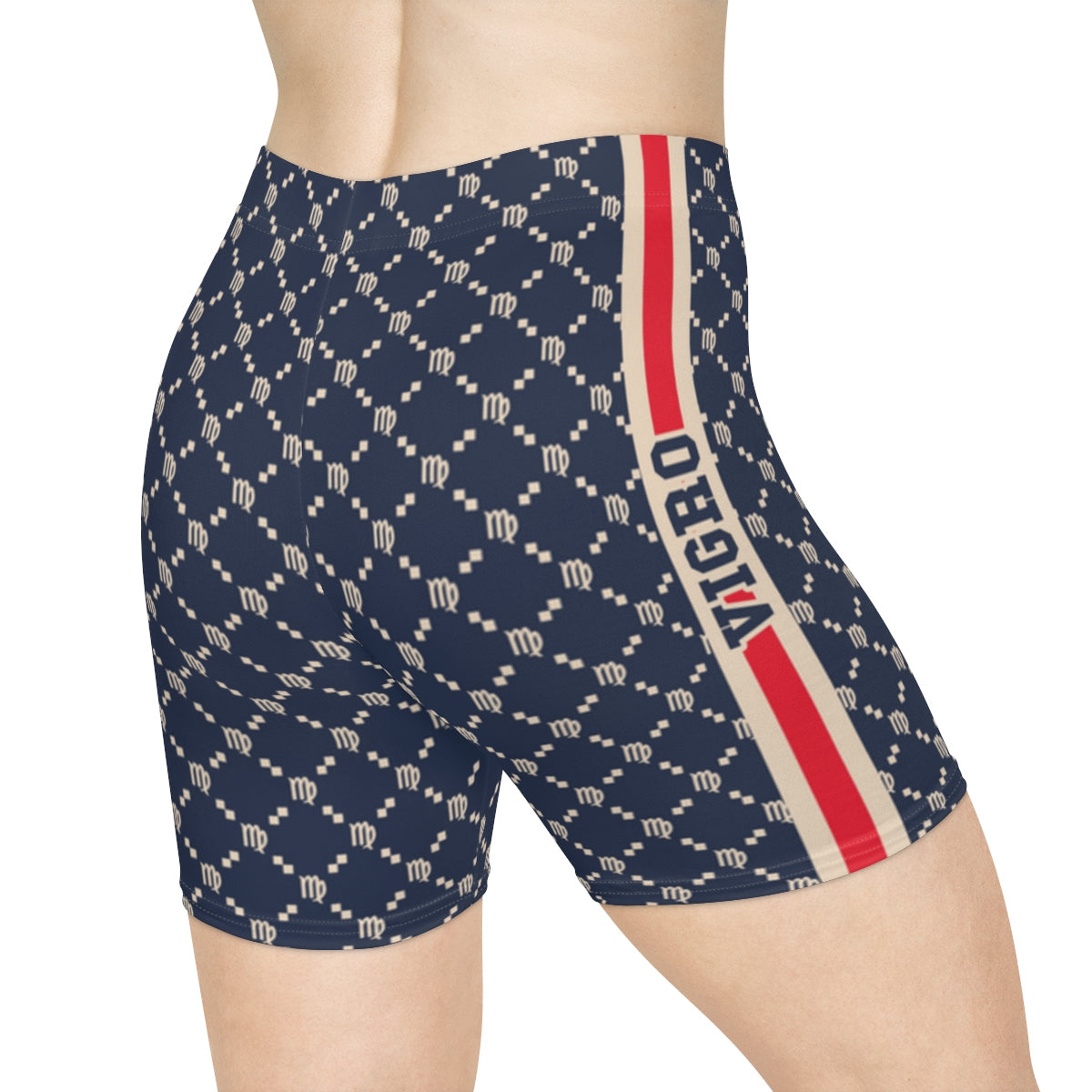 Virgo G-Style Biker Shorts - Blue