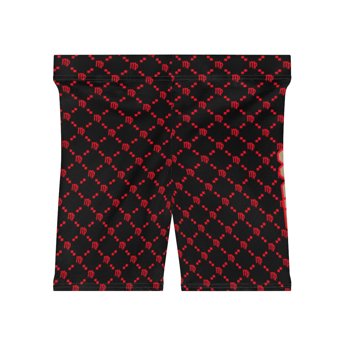 Virgo G-Style Biker Shorts - Red
