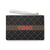 Virgo G-Style Black Clutch Bag