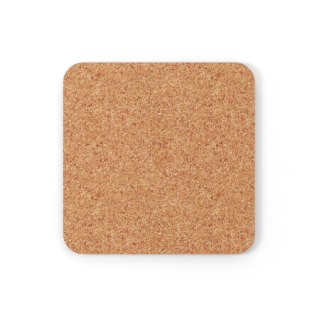 Virgo G-Style Black Cork Coaster