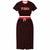 Virgo G-Style Red Crop Shirt and Skirt Outfit
