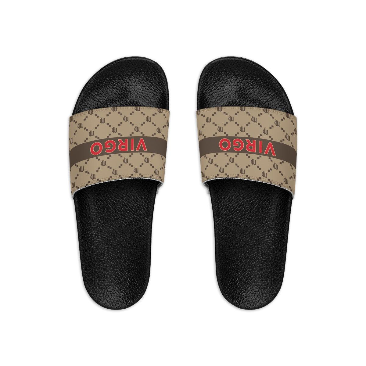 Virgo G-Style Slide Sandals - Beige