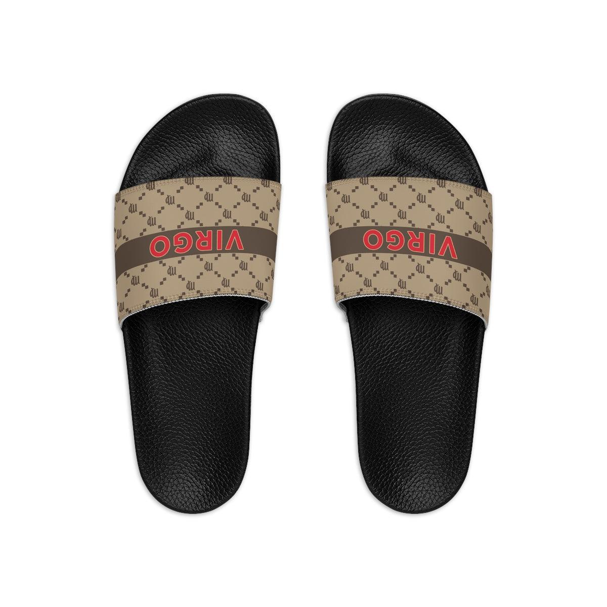 Virgo G-Style Slide Sandals - Beige
