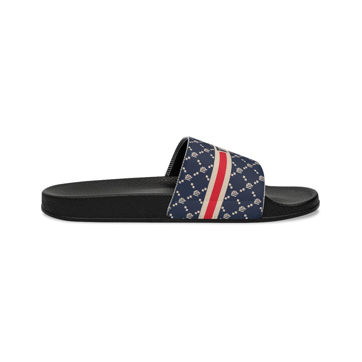 Virgo G-Style Slide Sandals - Blue