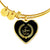 #1 Aries Mom Heart Bangle zodiac jewelry for her birthday outfit