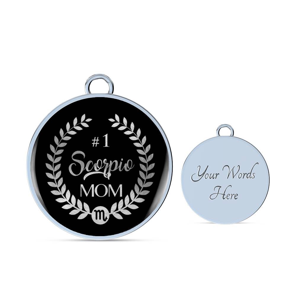 #1 Scorpio Mom Circle Bangle zodiac jewelry for her birthday outfit