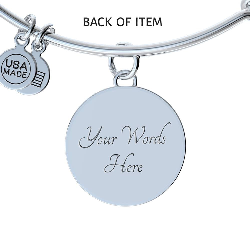 #1 Taurus Mom Circle Bangle zodiac jewelry for her birthday outfit