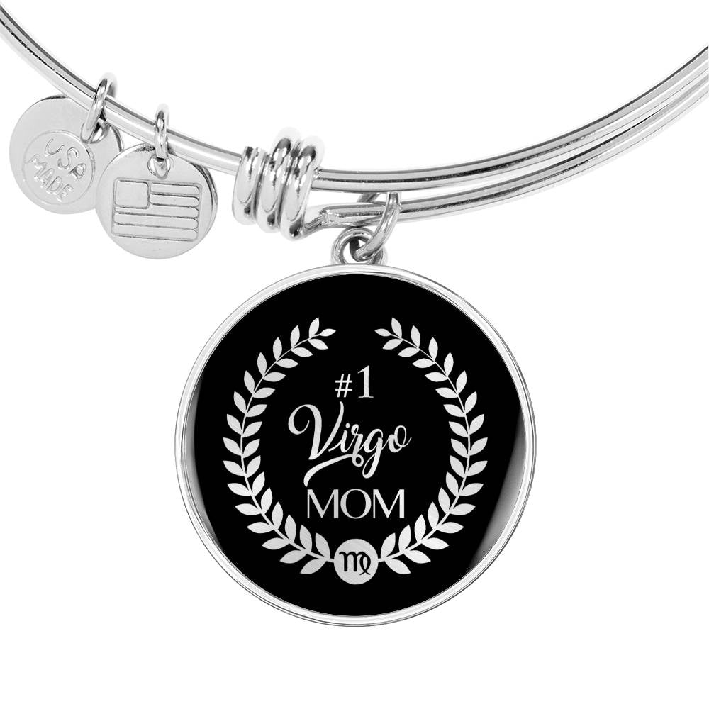#1 Virgo Mom Circle Bangle zodiac jewelry for her birthday outfit