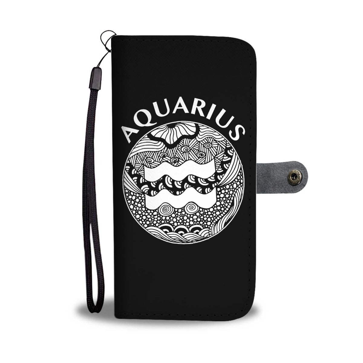 Aquarius Circle Phone Wallet