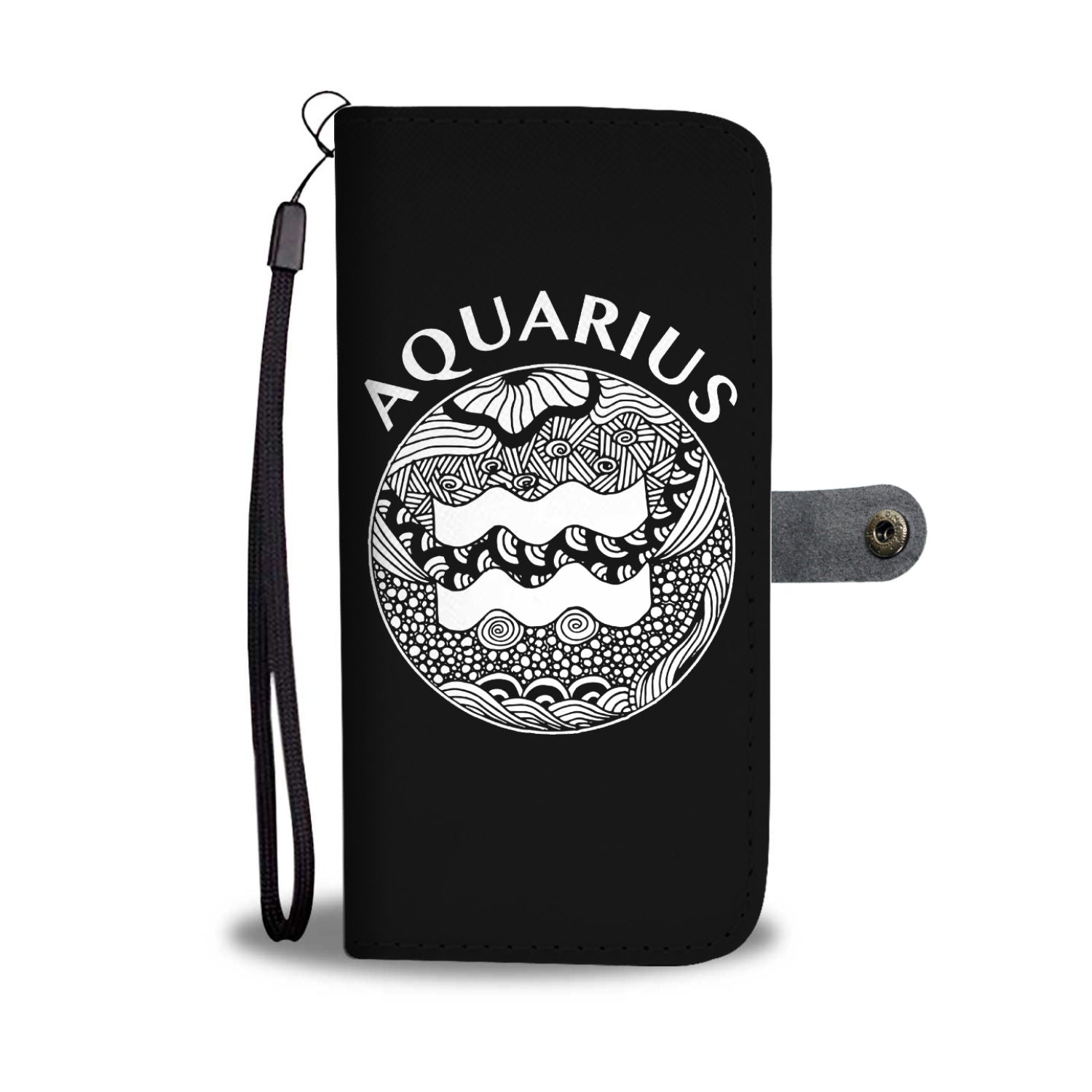 Aquarius Circle Phone Wallet