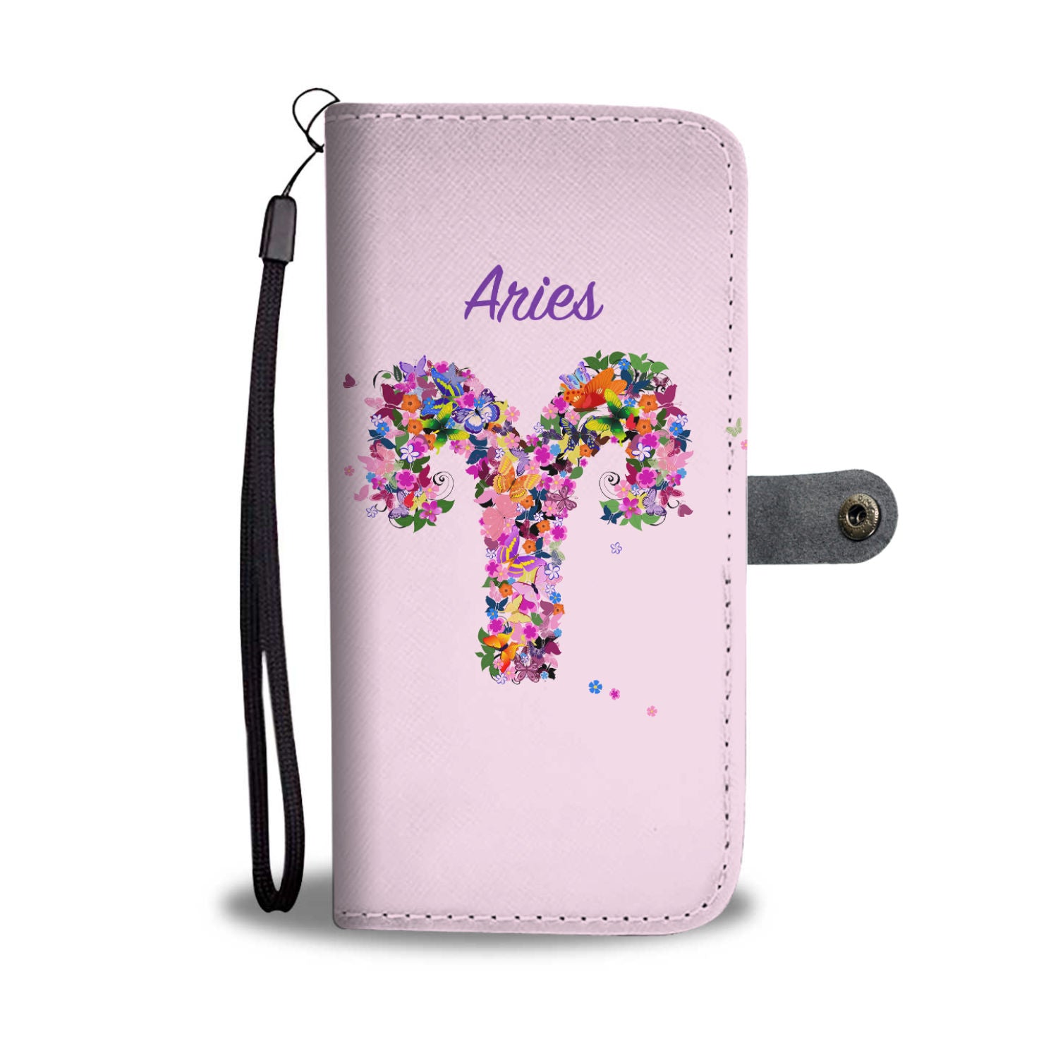 Aries Floral Phone Wallet