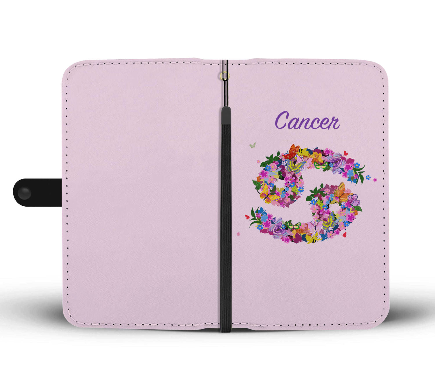 Cancer Floral Phone Wallet