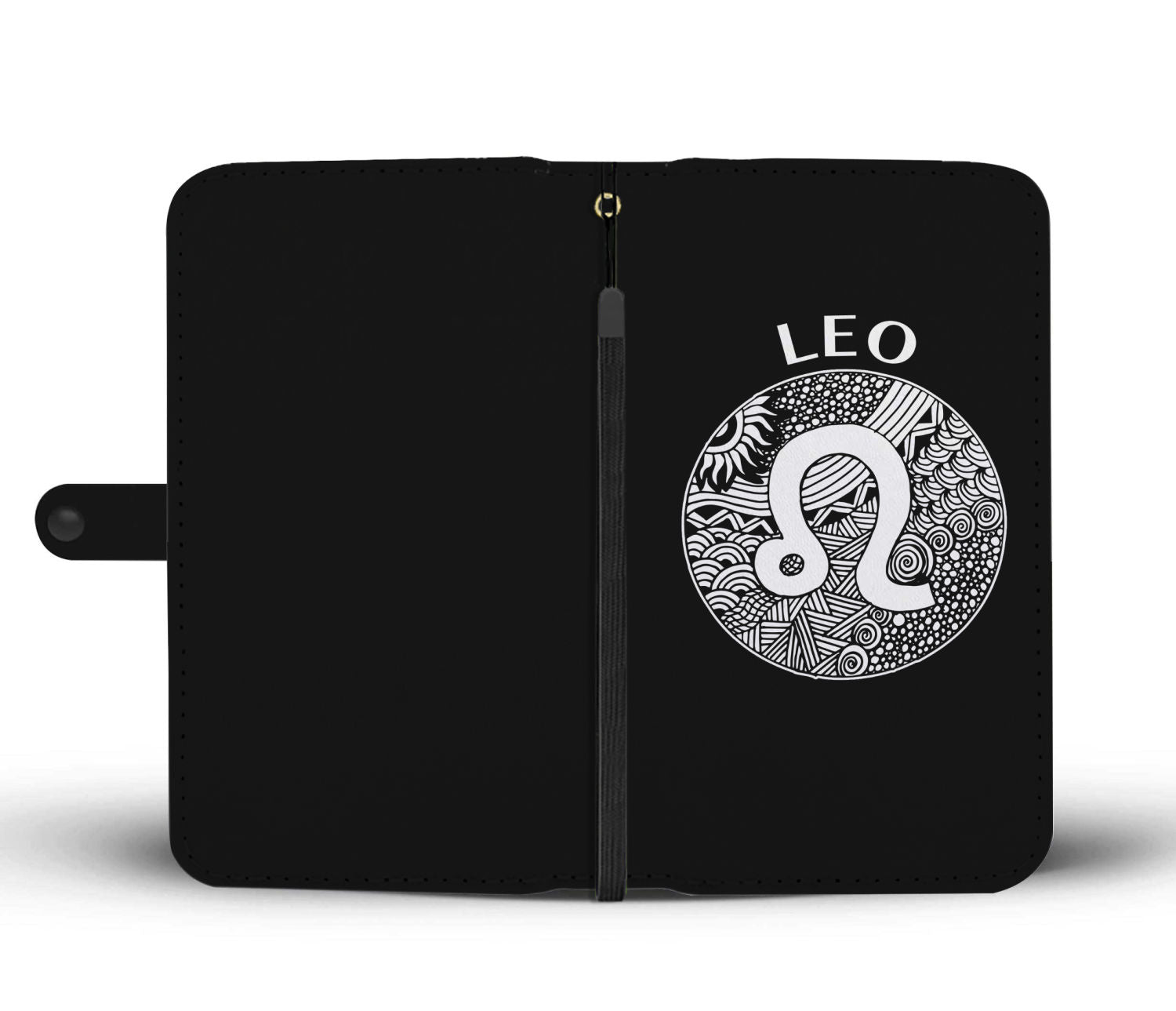 Leo Circle Design Phone Wallet