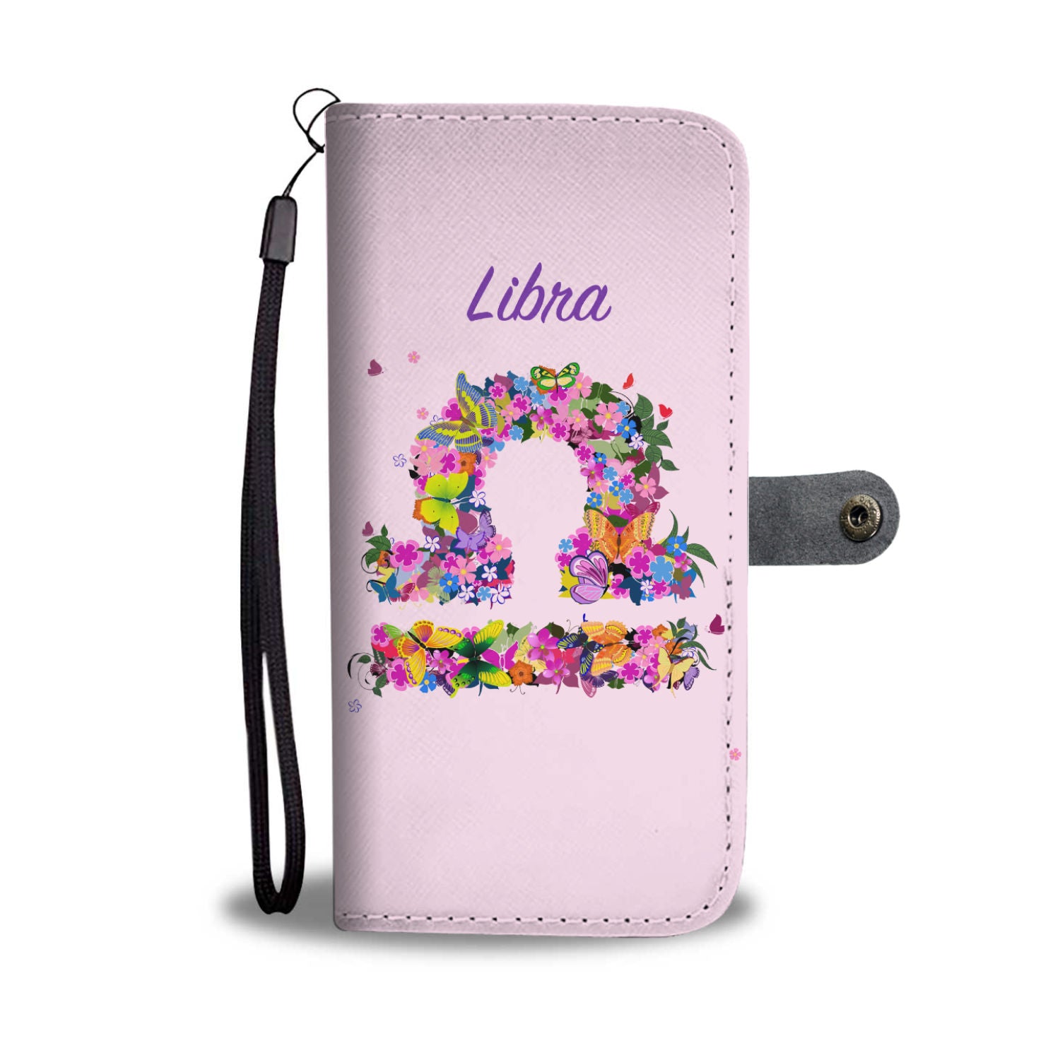 Libra Floral Phone Wallet