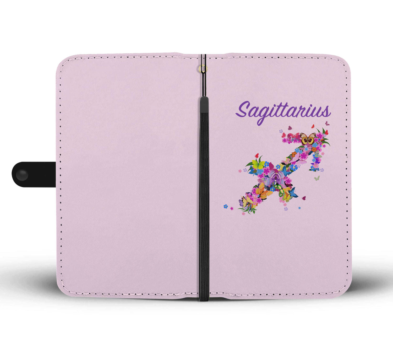 Sagittarius Floral Phone Wallet