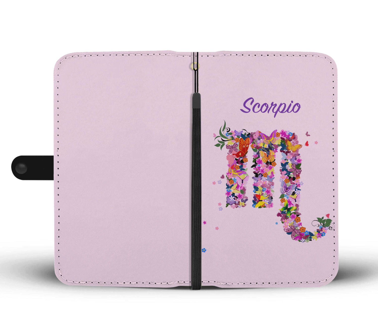 Scorpio Floral Phone Wallet