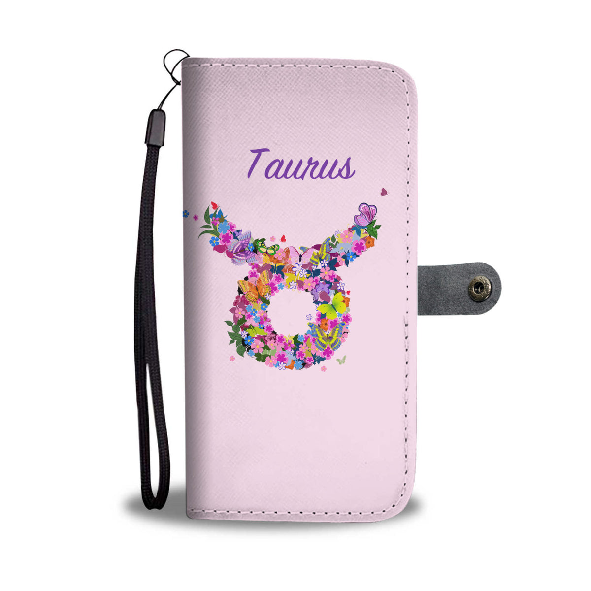 Taurus Floral Phone Wallet