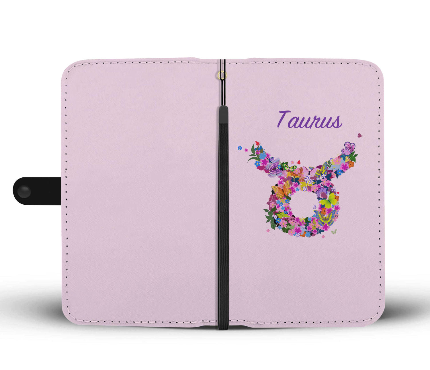 Taurus Floral Phone Wallet