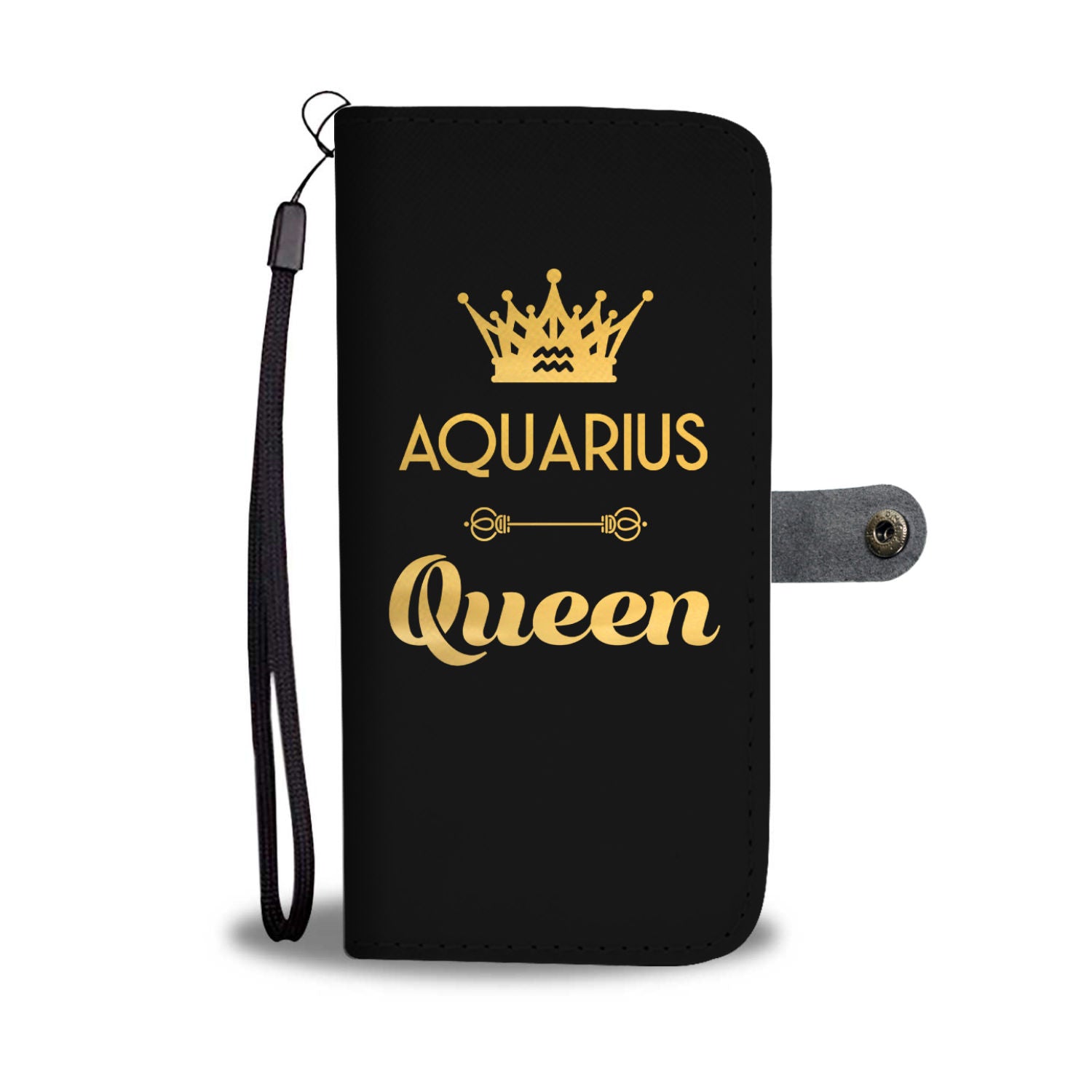 Aquarius Queen Phone Wallet and Wristlet Case