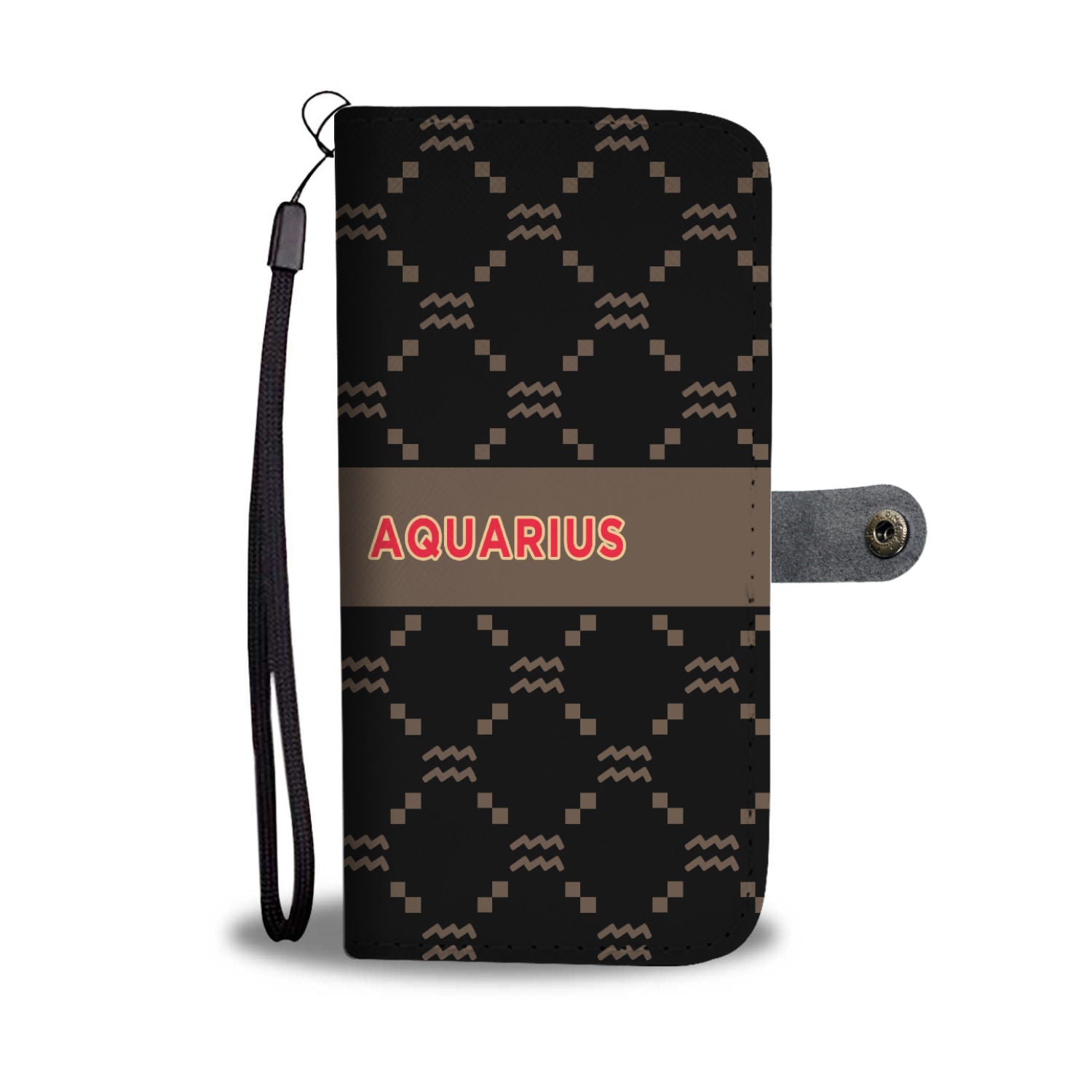 Aquarius G-Style Black Phone Wallet