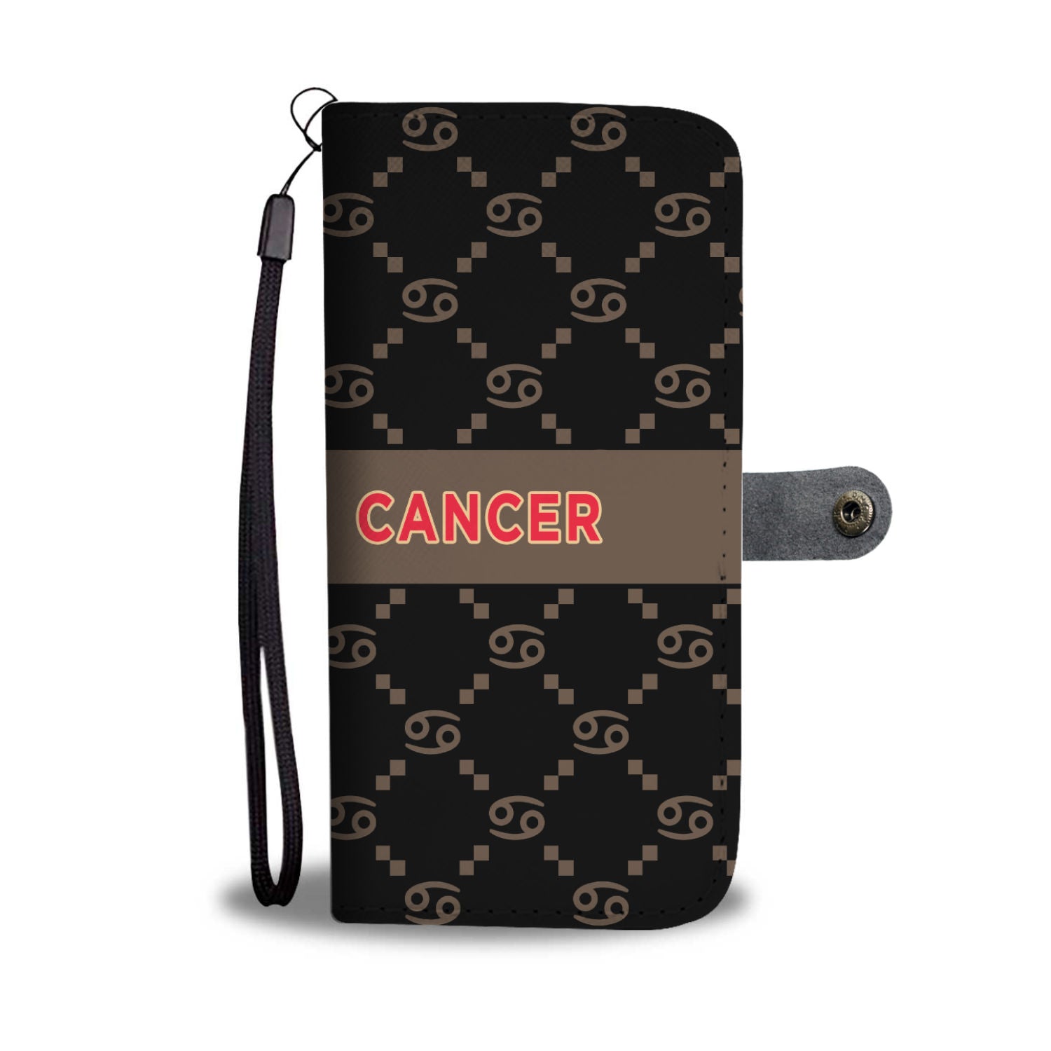 Cancer G-Style Black Phone Wallet