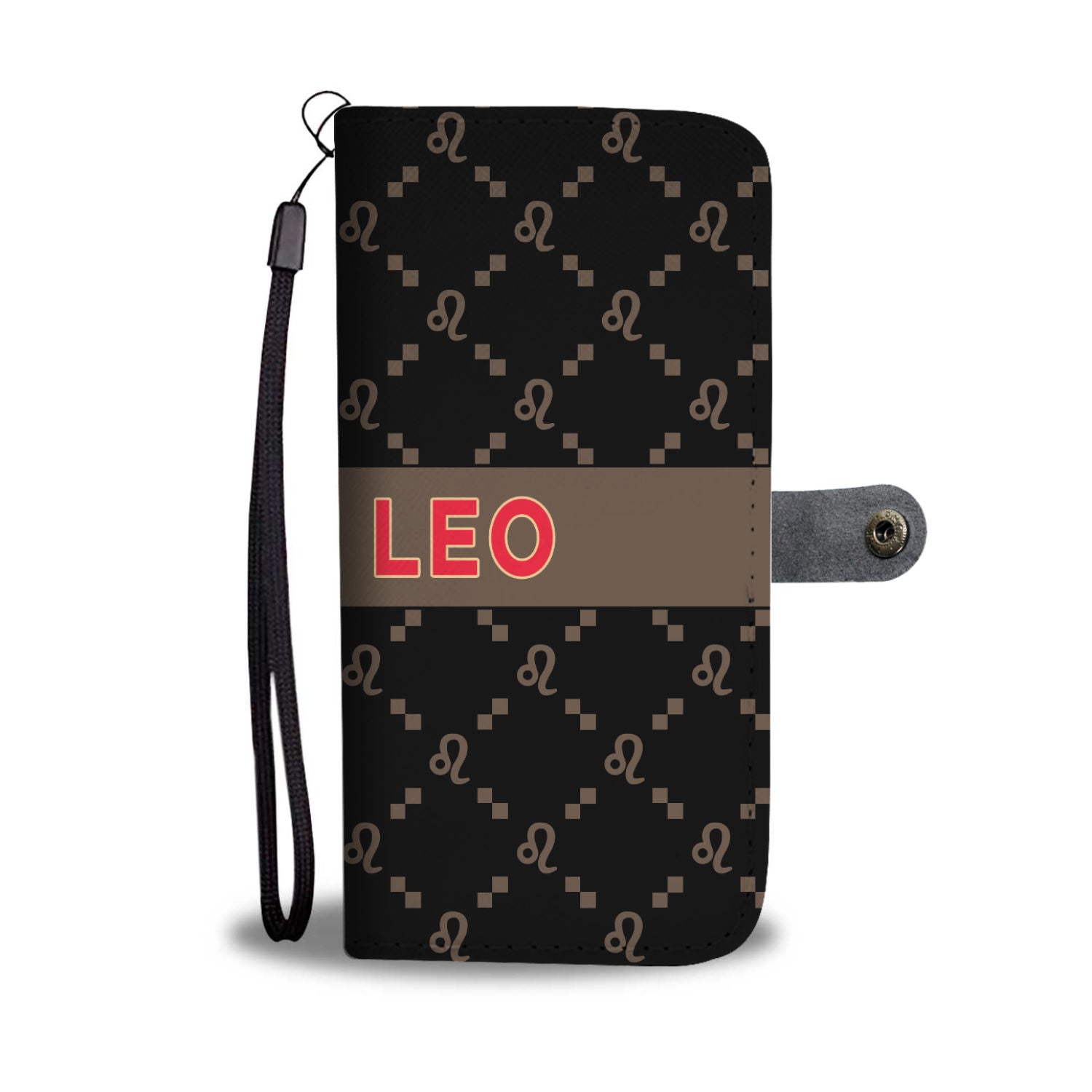 Leo G-Style Black Phone Wallet