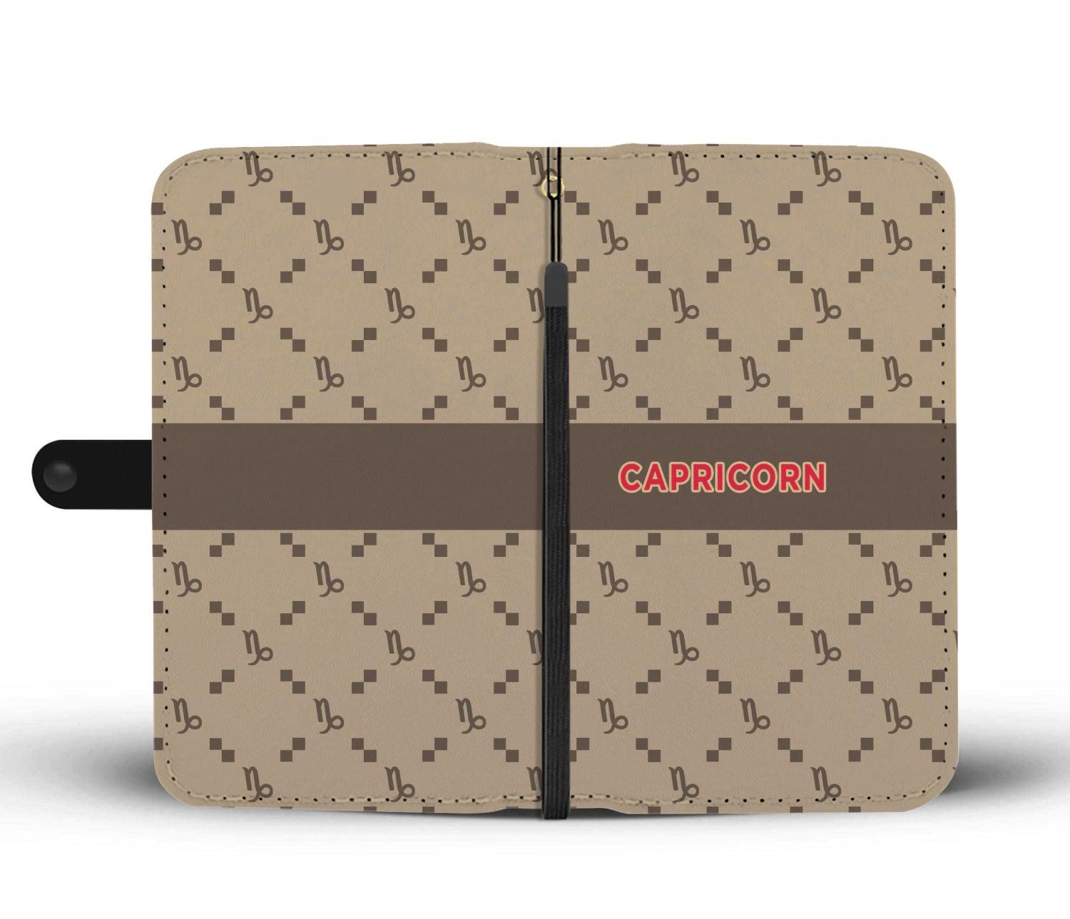 Capricorn G-Style Beige Phone Wallet