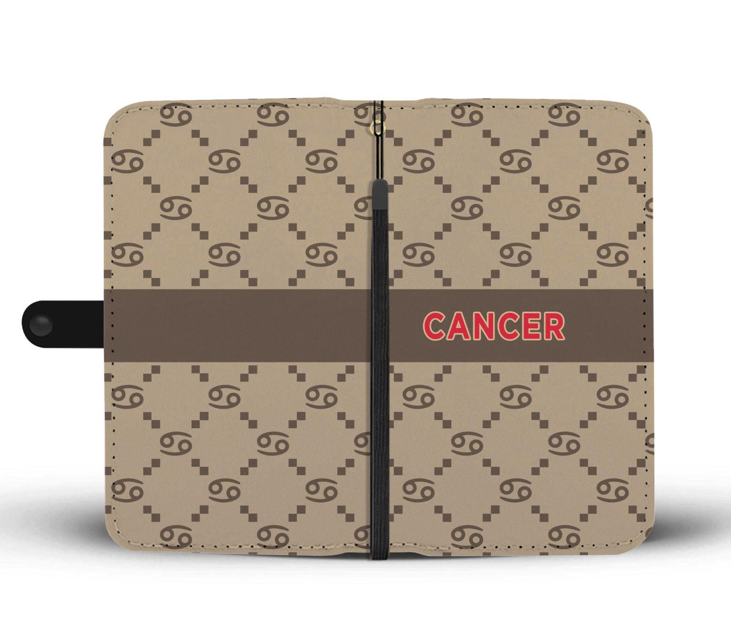 Cancer G-Style Beige Phone Wallet