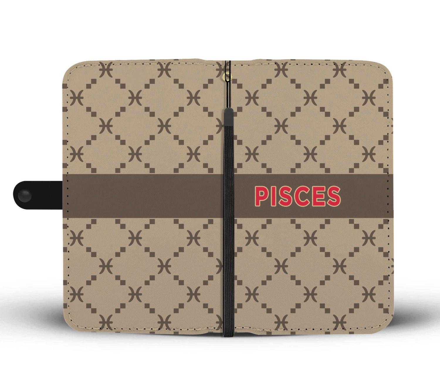 Pisces G-Style Beige Phone Wallet