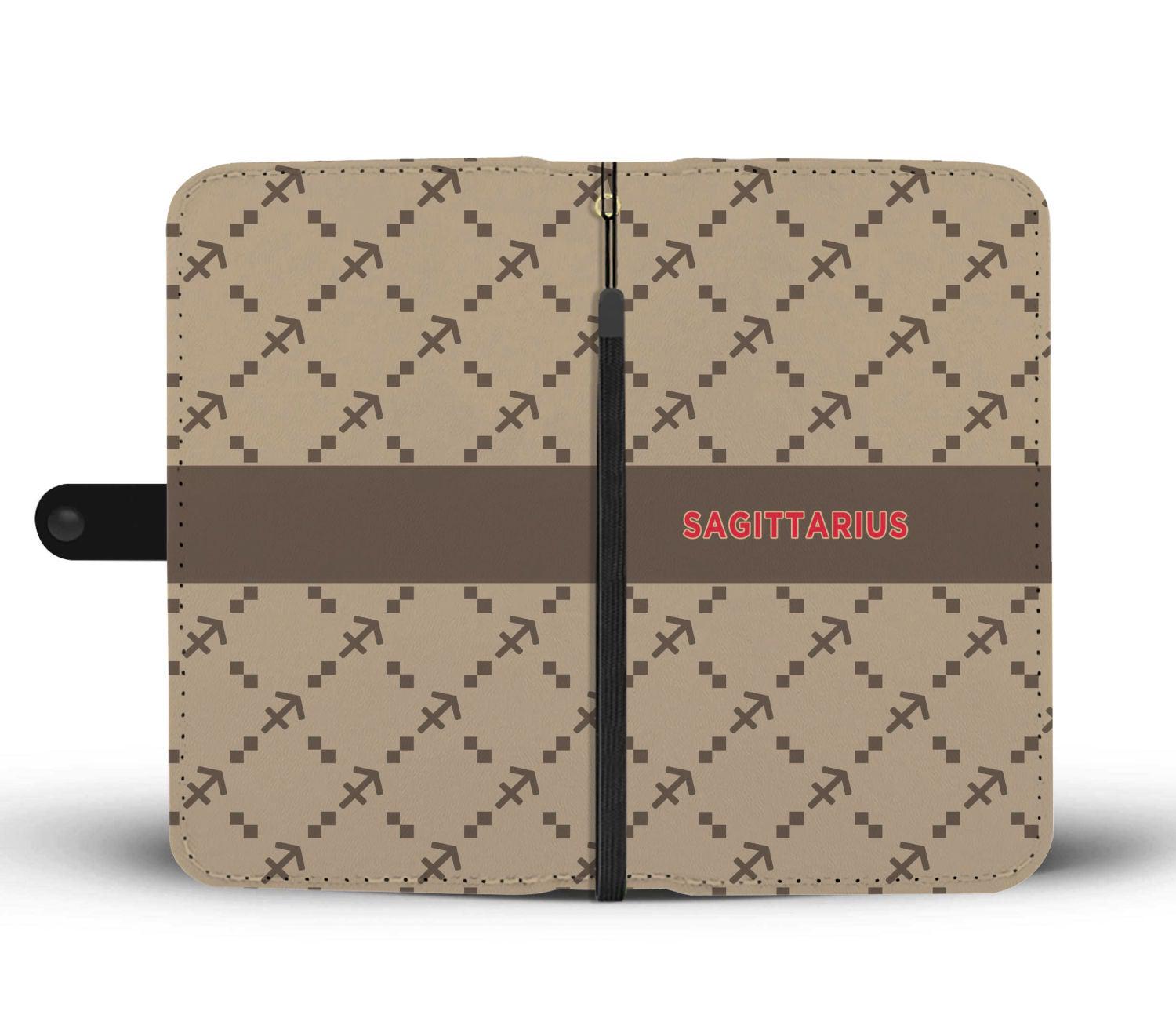 Sagittarius G-Style Black Phone Wallet