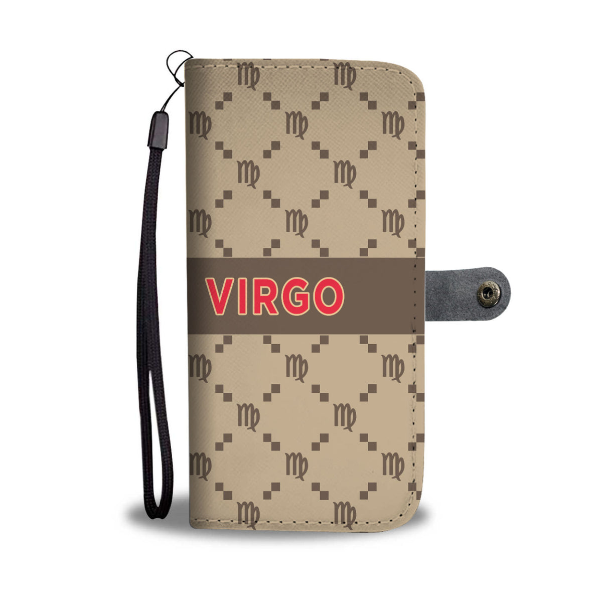 Virgo G-Style Beige Phone Wallet