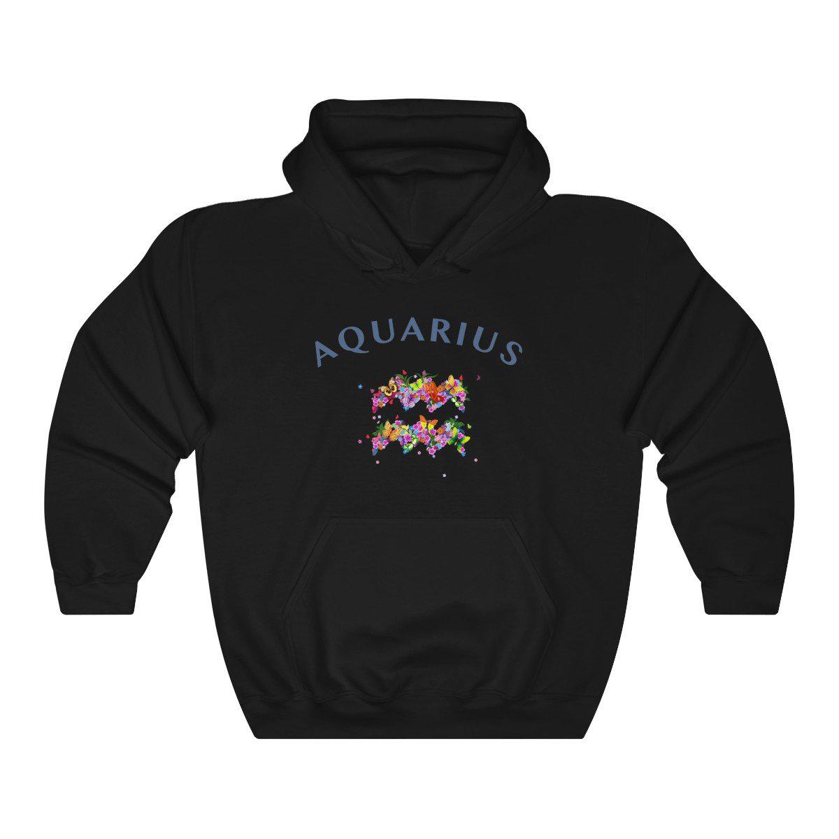 Aquarius Floral Hoodie
