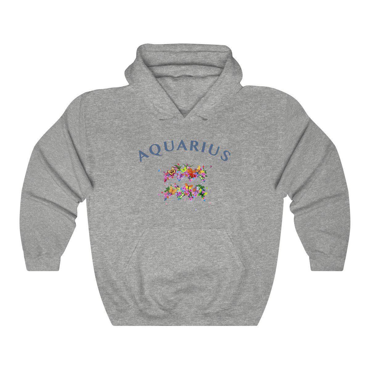 Aquarius Floral Hoodie