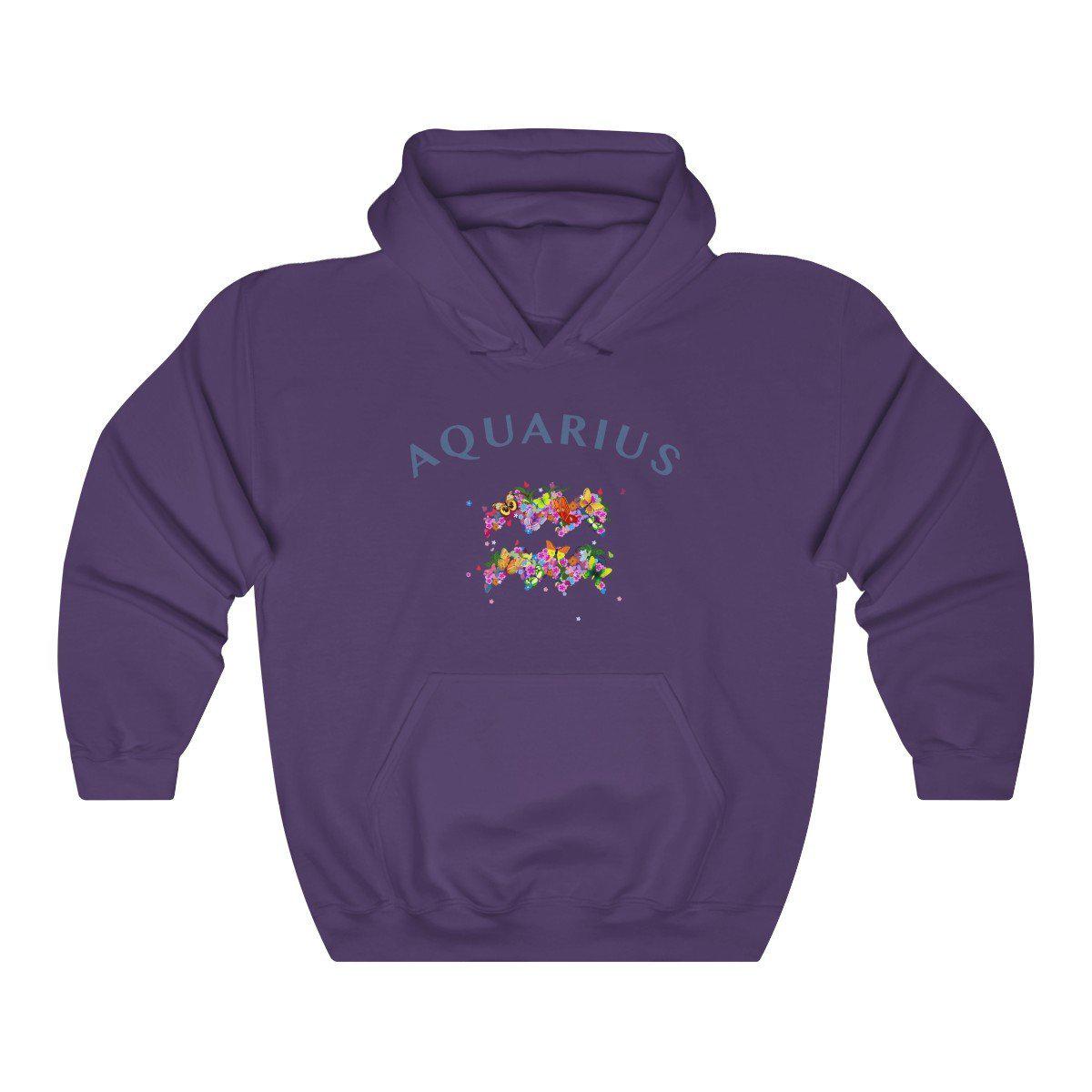 Aquarius Floral Hoodie