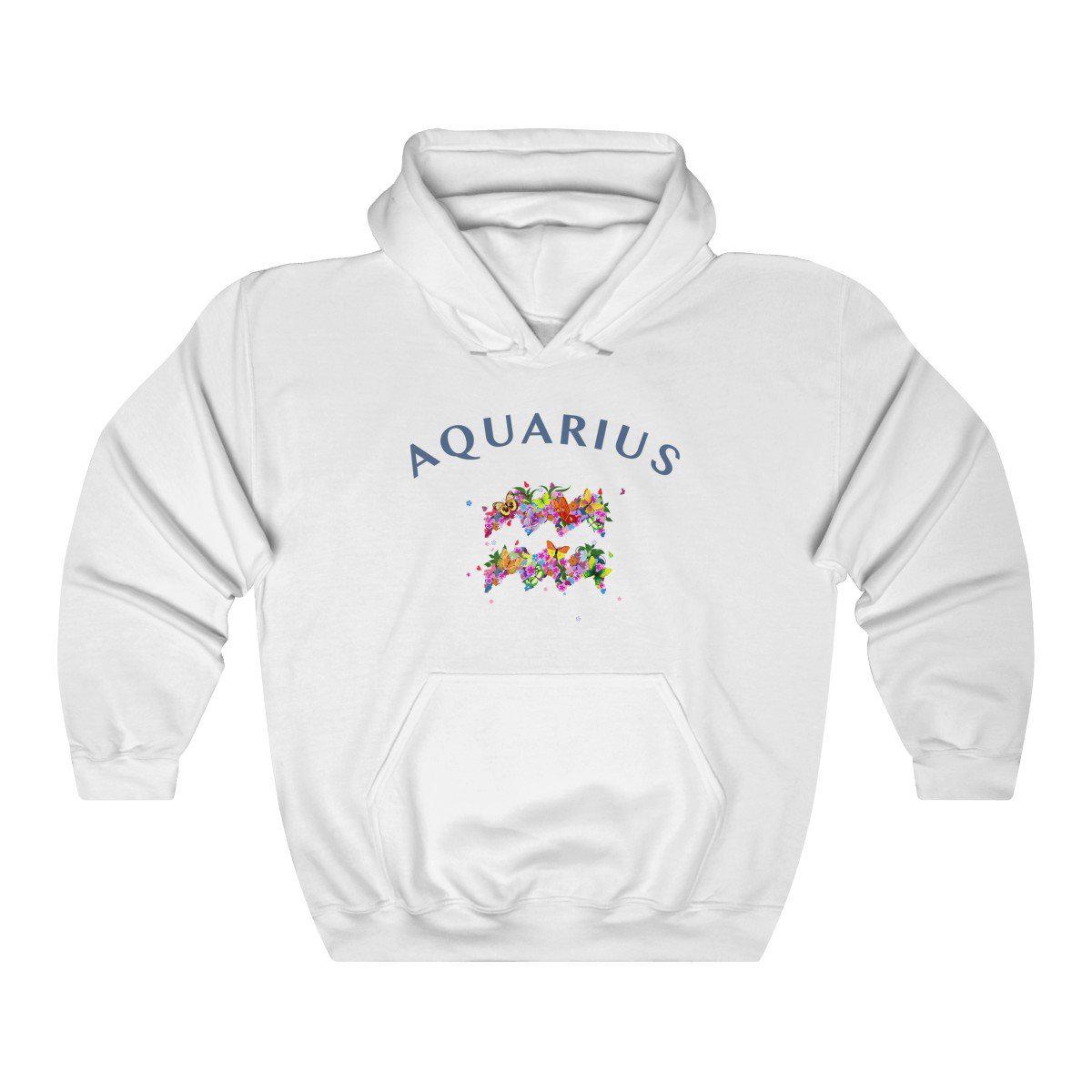 Aquarius Floral Hoodie