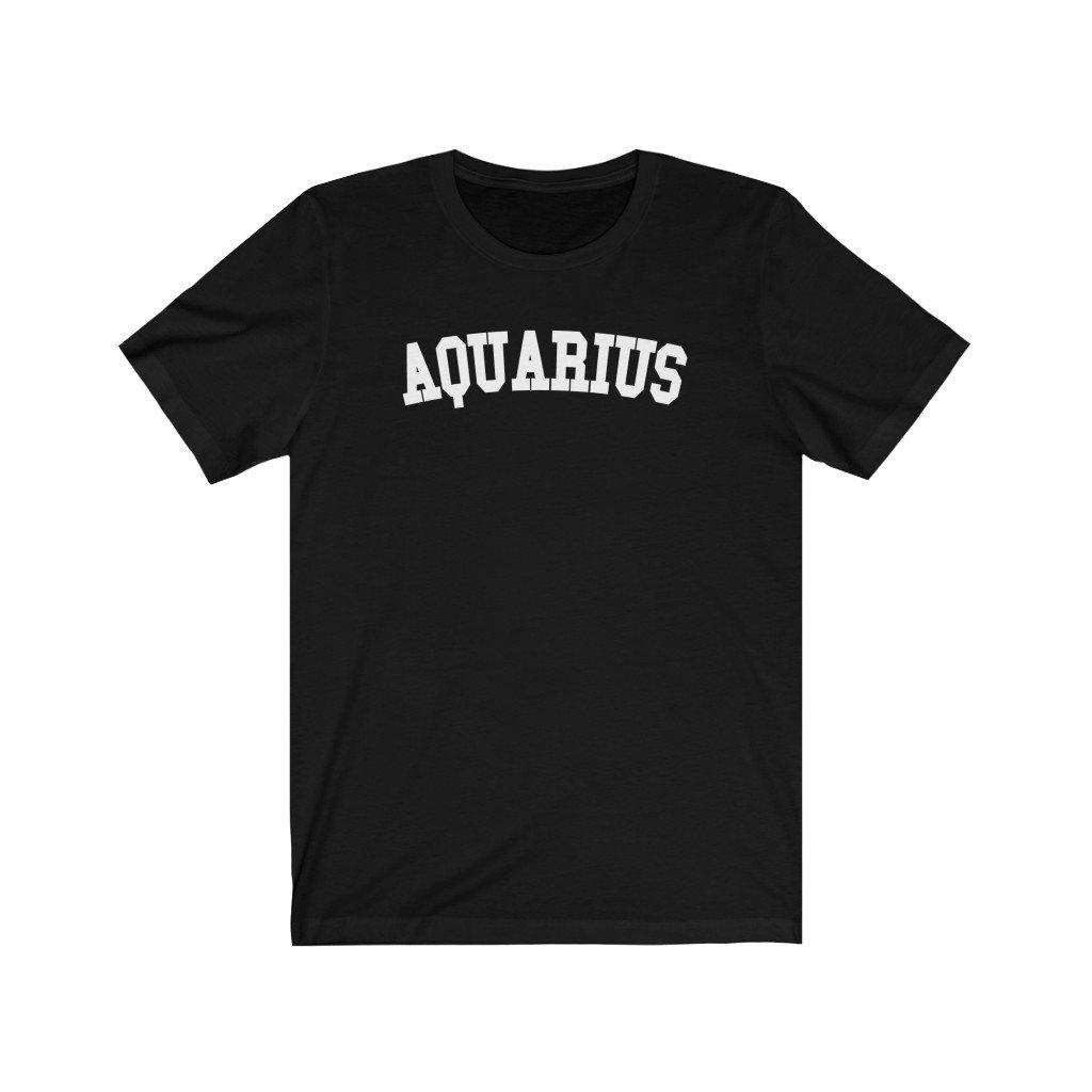 Aquarius Shirt: Aquarius Collegiate Shirt zodiac clothing for birthday outfit