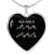 Aquarius Stars Heart Pendant Necklace zodiac jewelry for her birthday outfit