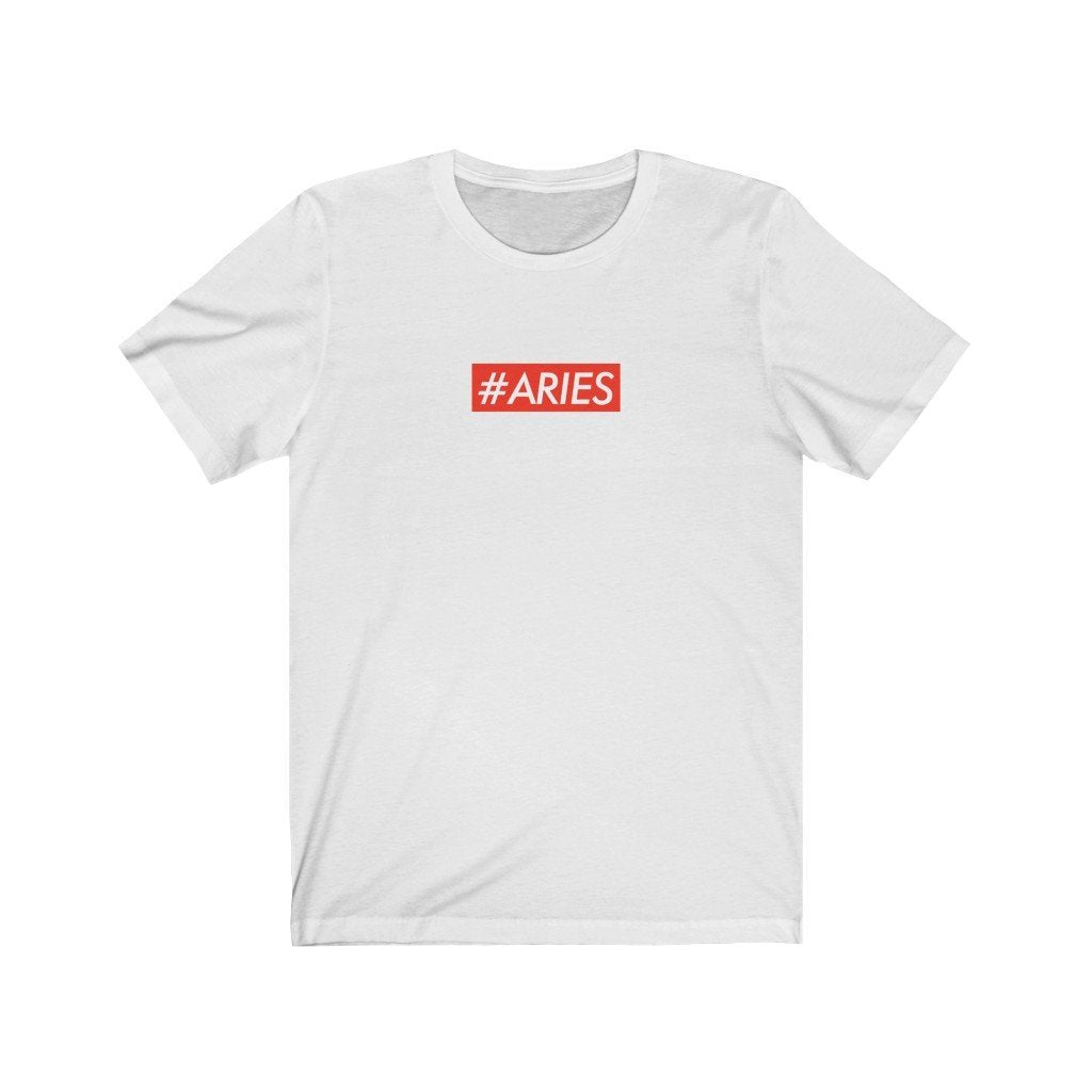 Aries Shirt: Aries Box Logo Shirt zodiac clothing for birthday outfit