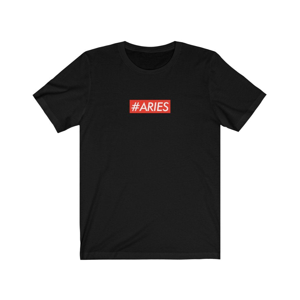 Aries Shirt: Aries Box Logo Shirt zodiac clothing for birthday outfit