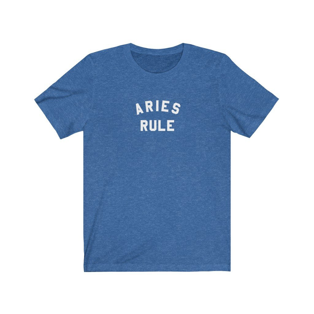 Aries Shirt: Aries Rules Shirt zodiac clothing for birthday outfit