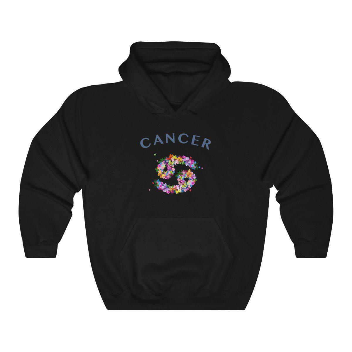 Cancer Floral Hoodie