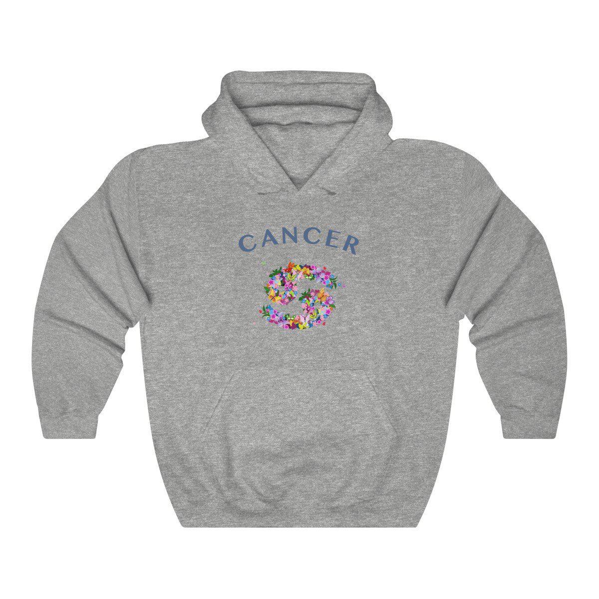 Cancer Floral Hoodie