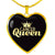 Cancer Queen Heart Necklace zodiac jewelry for her birthday outfit