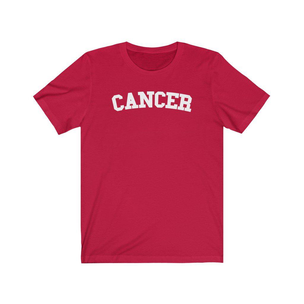 Cancer Shirt: Cancer Collegiate Shirt zodiac clothing for birthday outfit